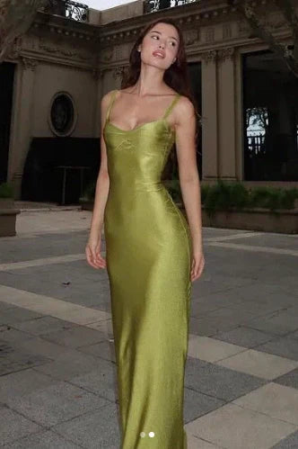 Elegant Mermaid Spaghetti Straps Mint Green Long Prom Dress with Ruched