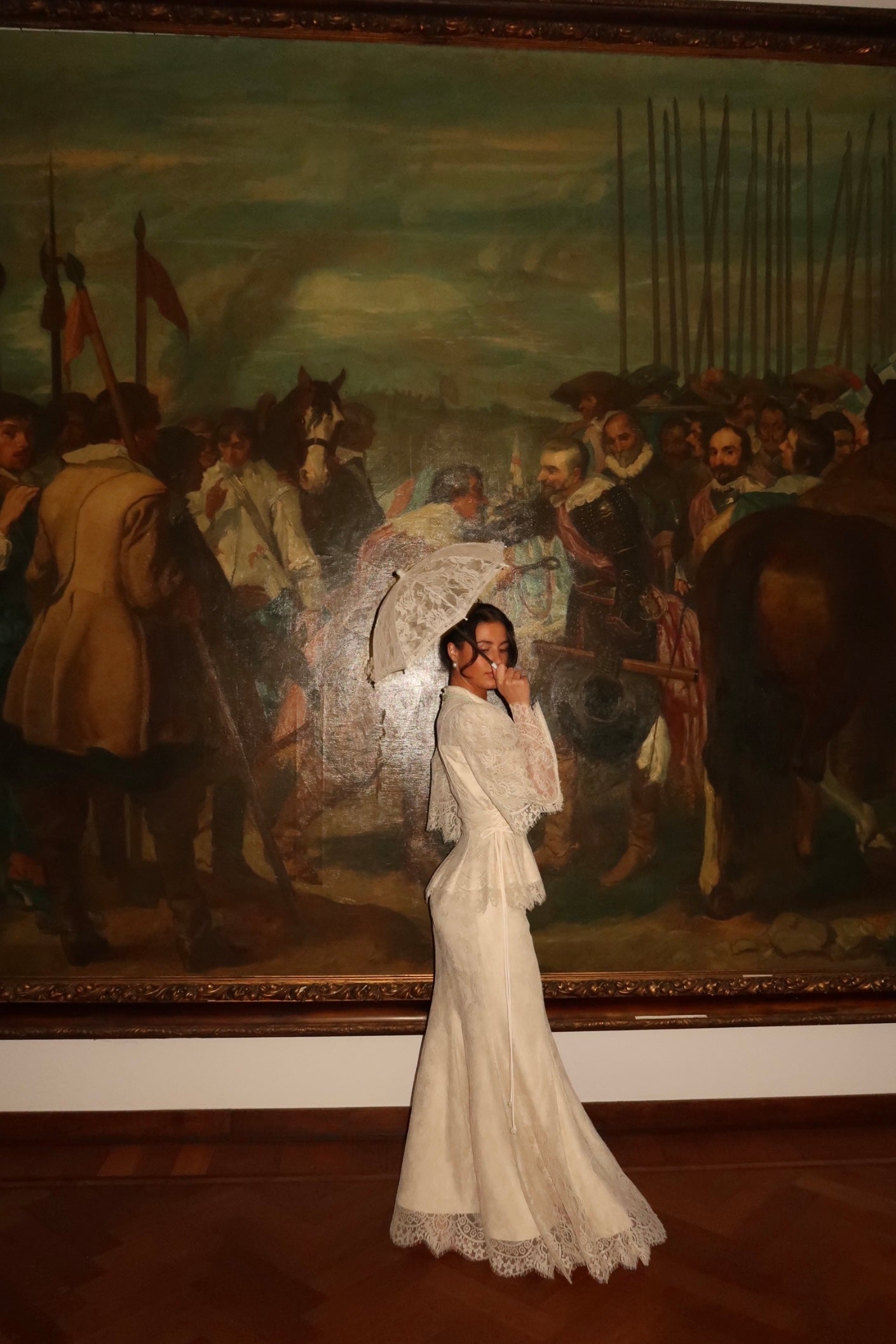 Elegant Suit Ivory Long Sleeves A-Line Evening Dress