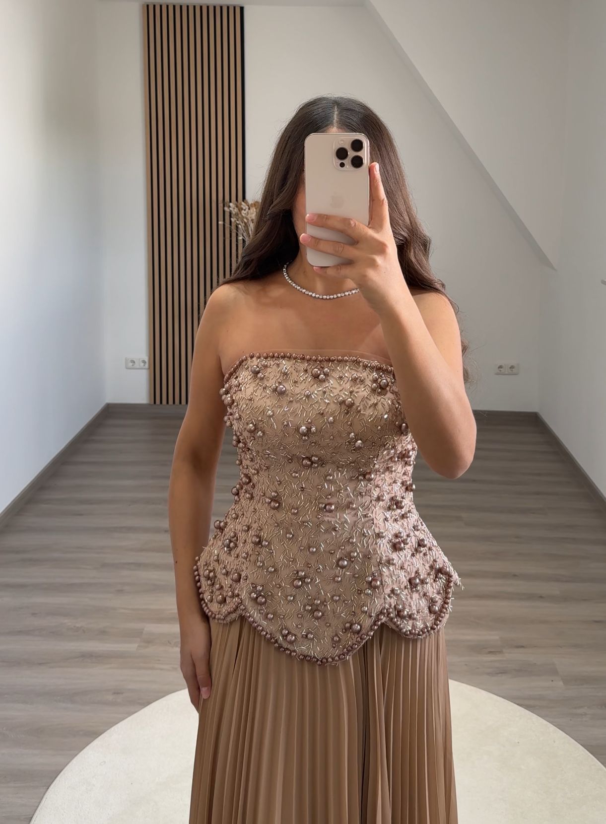 A-Line Off-Shoulder Long Sleeves Appliques Evening Dress