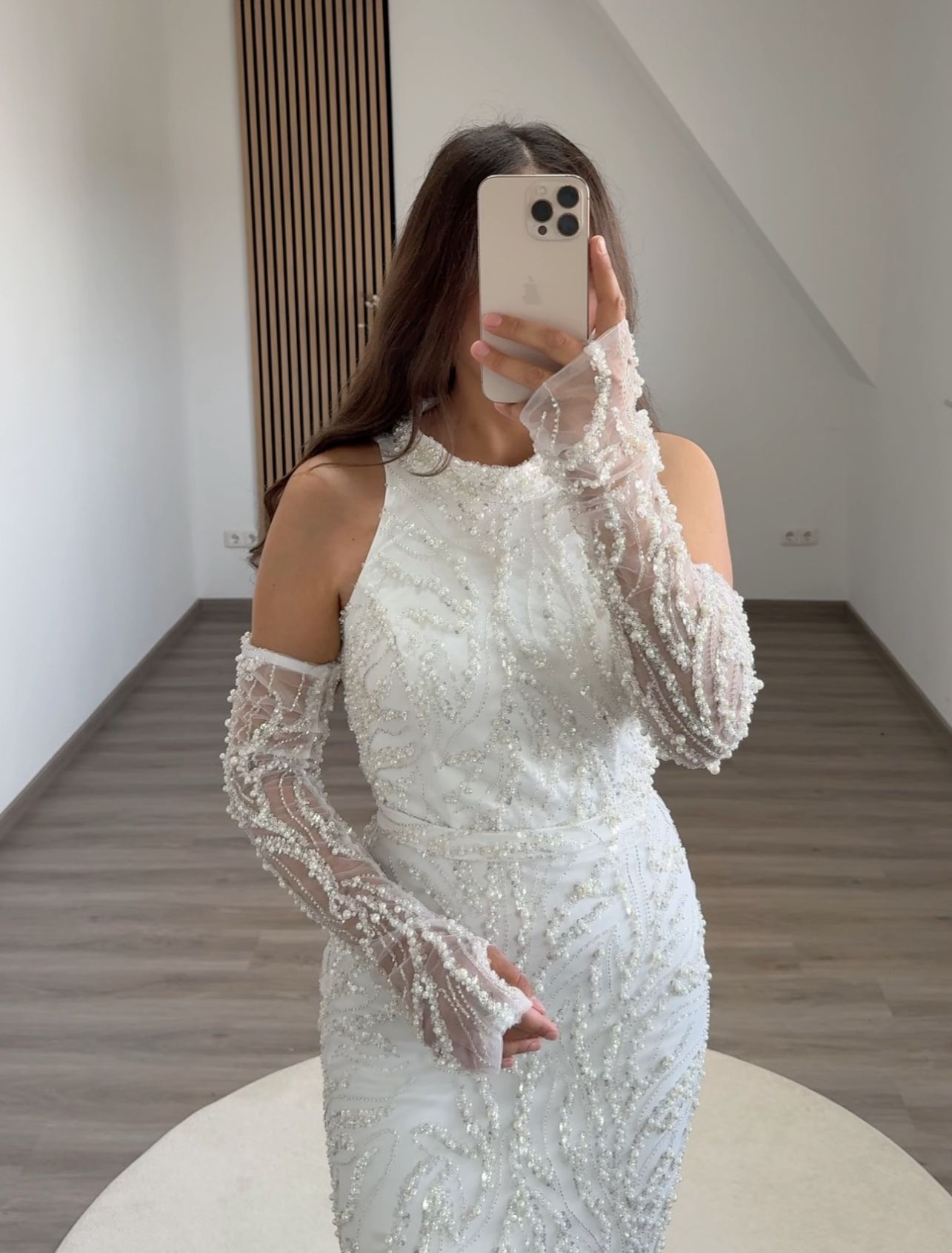 Charming A-Line Off-Shoulder Cap Sleeves Chiffon Evening Dress