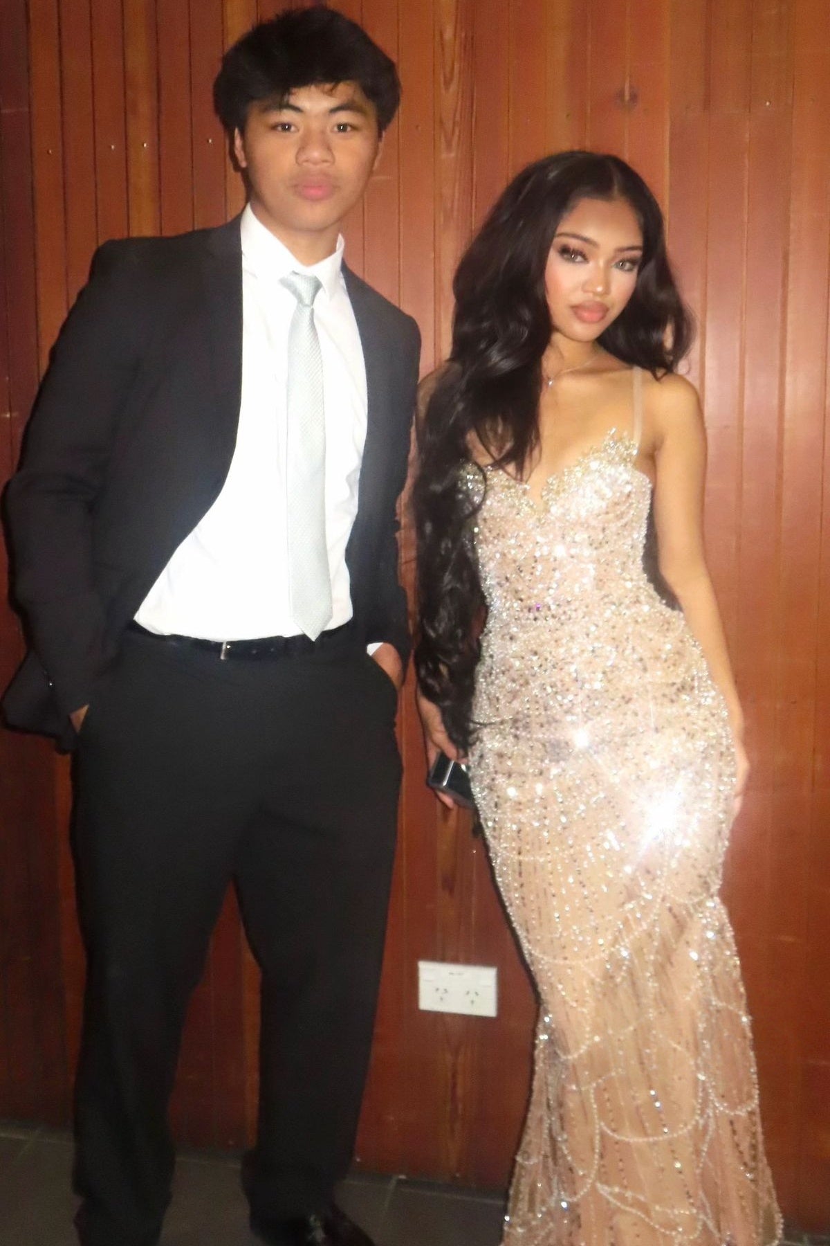 Luxurious Mermaid Spaghetti Straps Silver Sequins Long Prom Dress