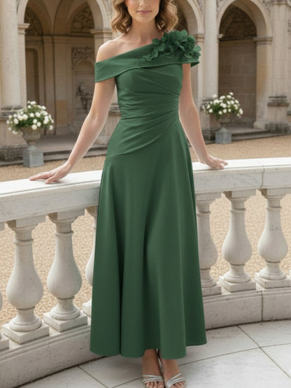 Off-the-Shoulder Mother of the Bride Dress