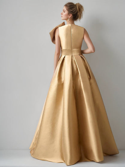 Princess V-Neck Sleeveless High-End Evening Dress