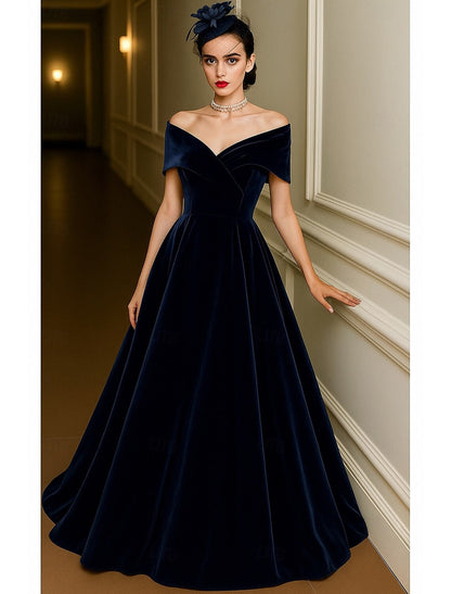 Red Green A-Line Evening Gown Formal Wedding Dress