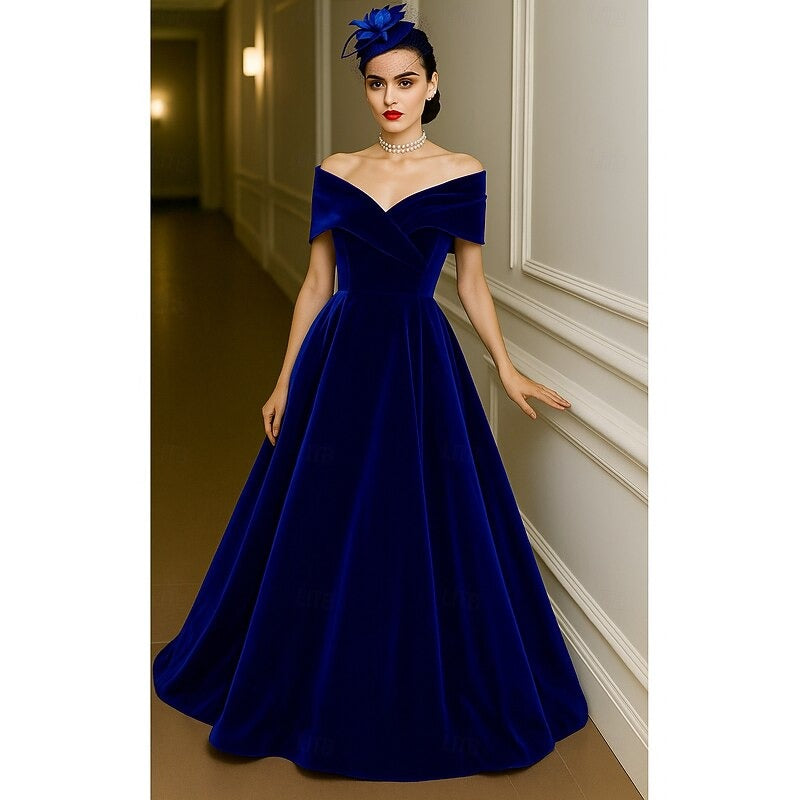 Red Green A-Line Evening Gown Formal Wedding Dress