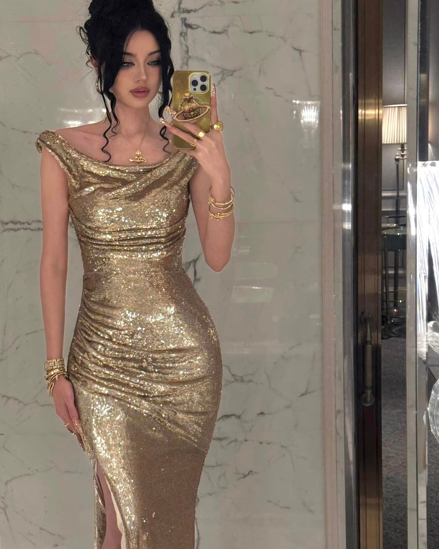 Mermaid Sequins Evening Dress Formal Dress