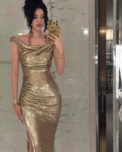 Mermaid Sequins Evening Dress Formal Dress