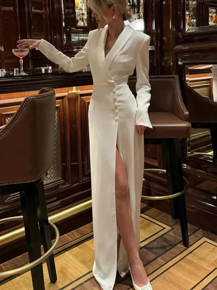 Weitese Dress Prom Dress Stores Sexy Slim with High Slit