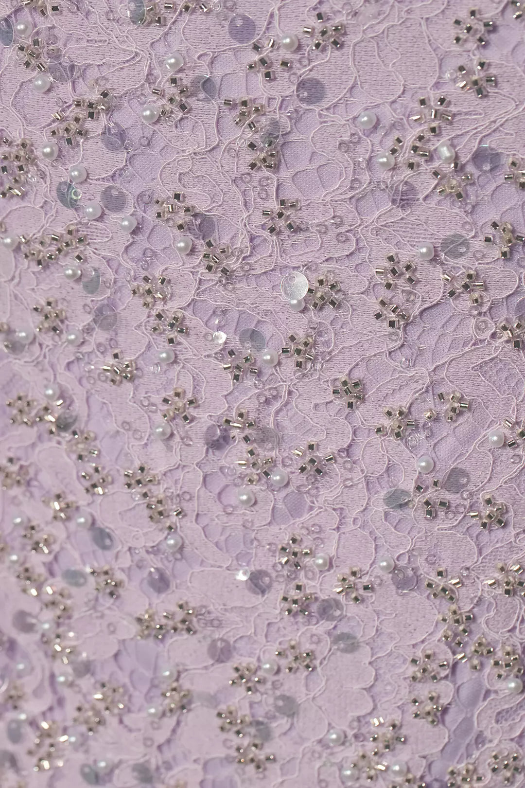 One-Shoulder Lilac Mother of the Bride Dress