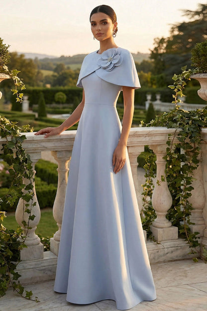Elegant A-Line Gown with Ruffle Detail