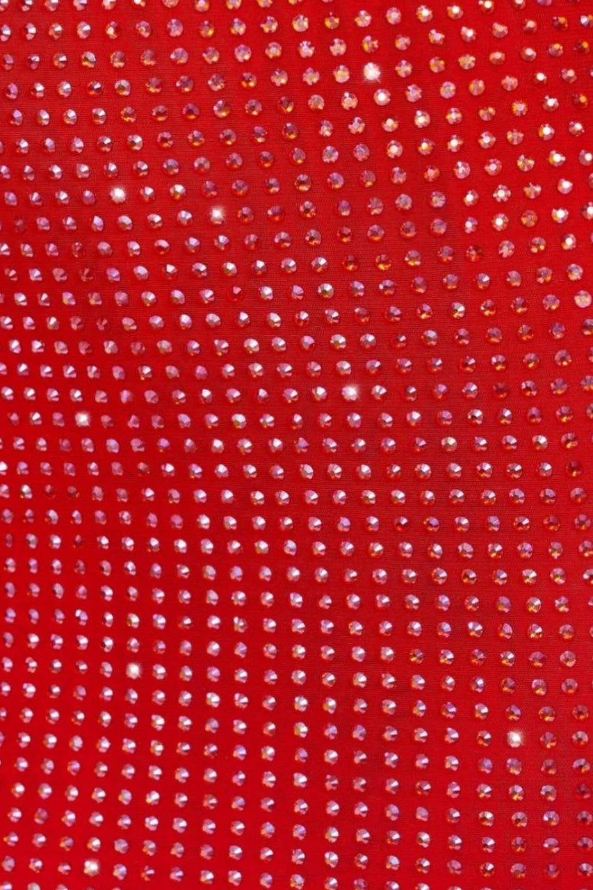 Sparkly Mermaid Sweetheart Red Long Prom Dress with Beading