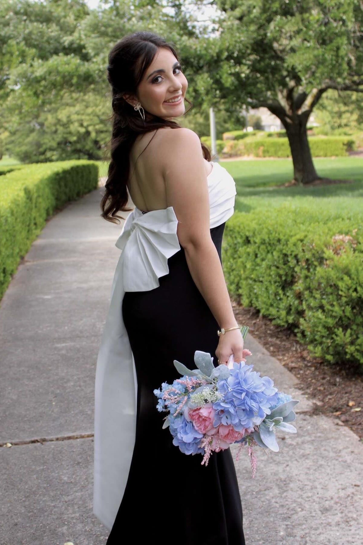 Tube Top Strapless Sleeveless Floor-Length Pleated Satin Two Tone Mermaid Prom Dress