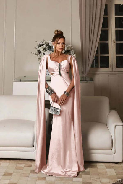 Fashion Blue Straps Prom Dress Slimming Sweetheart Mermaid Train