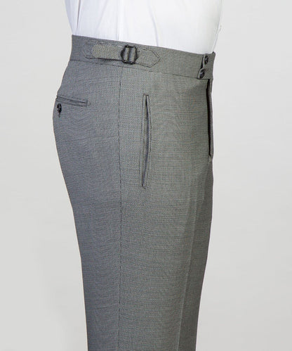 Eugene Latest Design Gray Peaked Lapel Three Pieces Men Suits