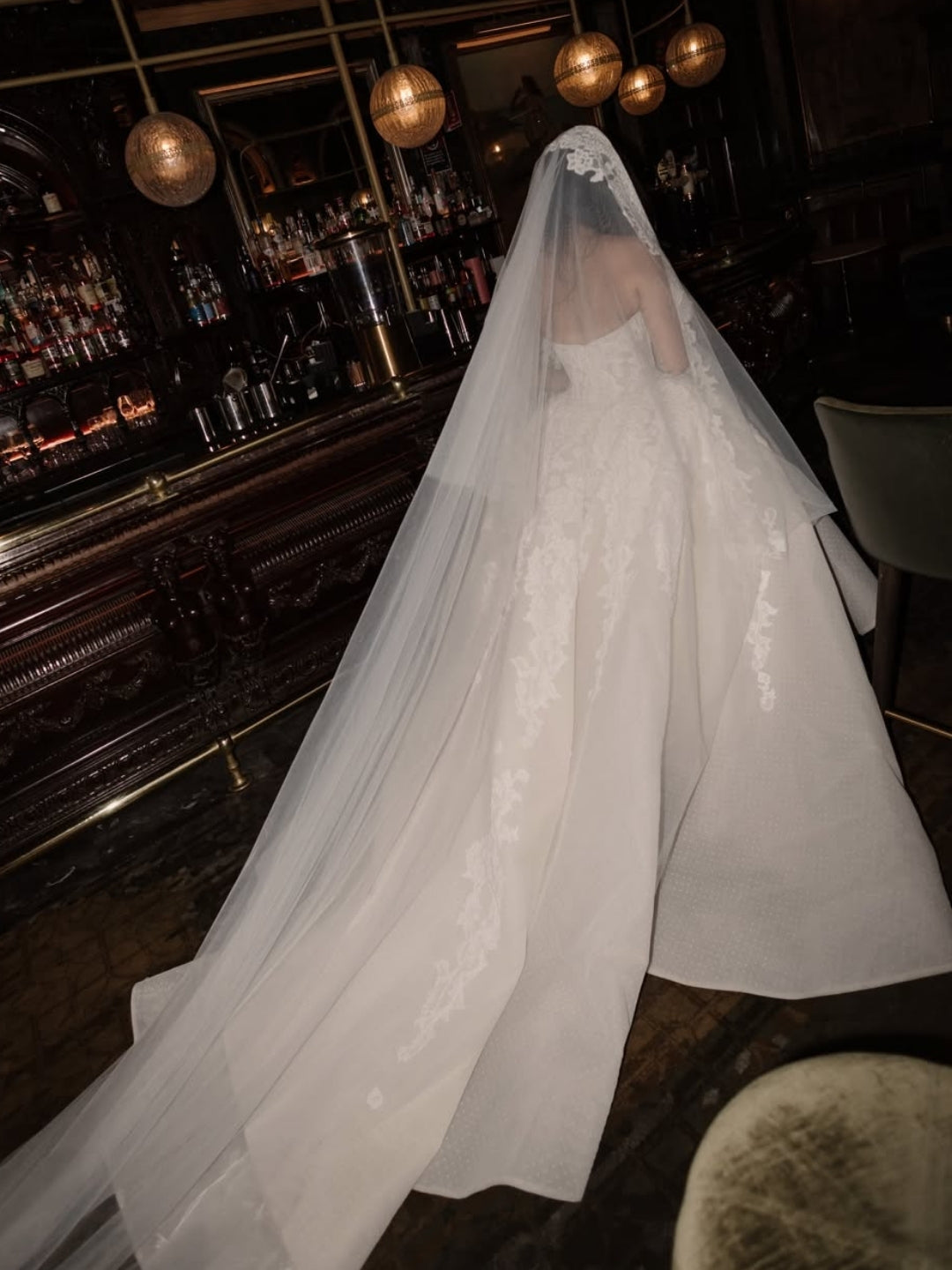 Strapless Lace Sweetheart Ball Gown Wedding Dress