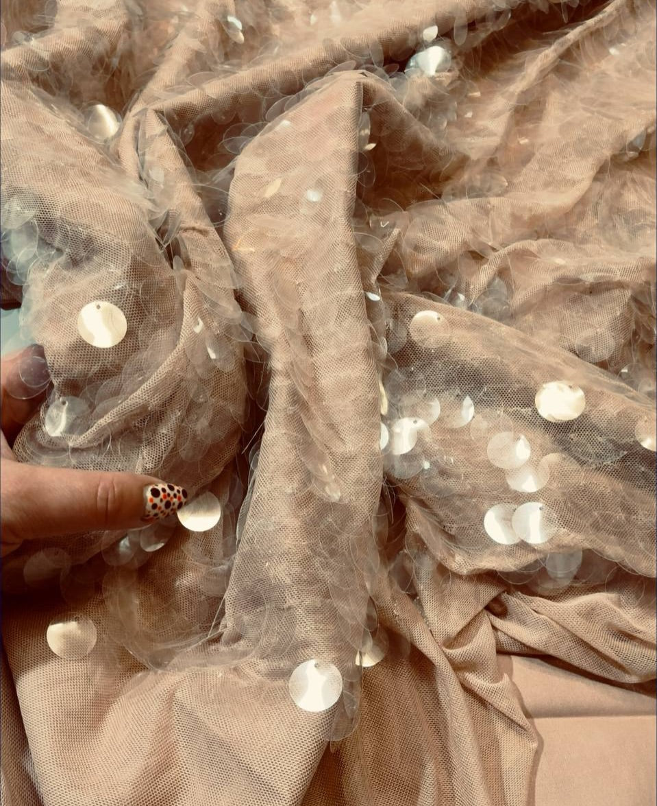 Sequin Spaghetti Strap Slip Mini Dress