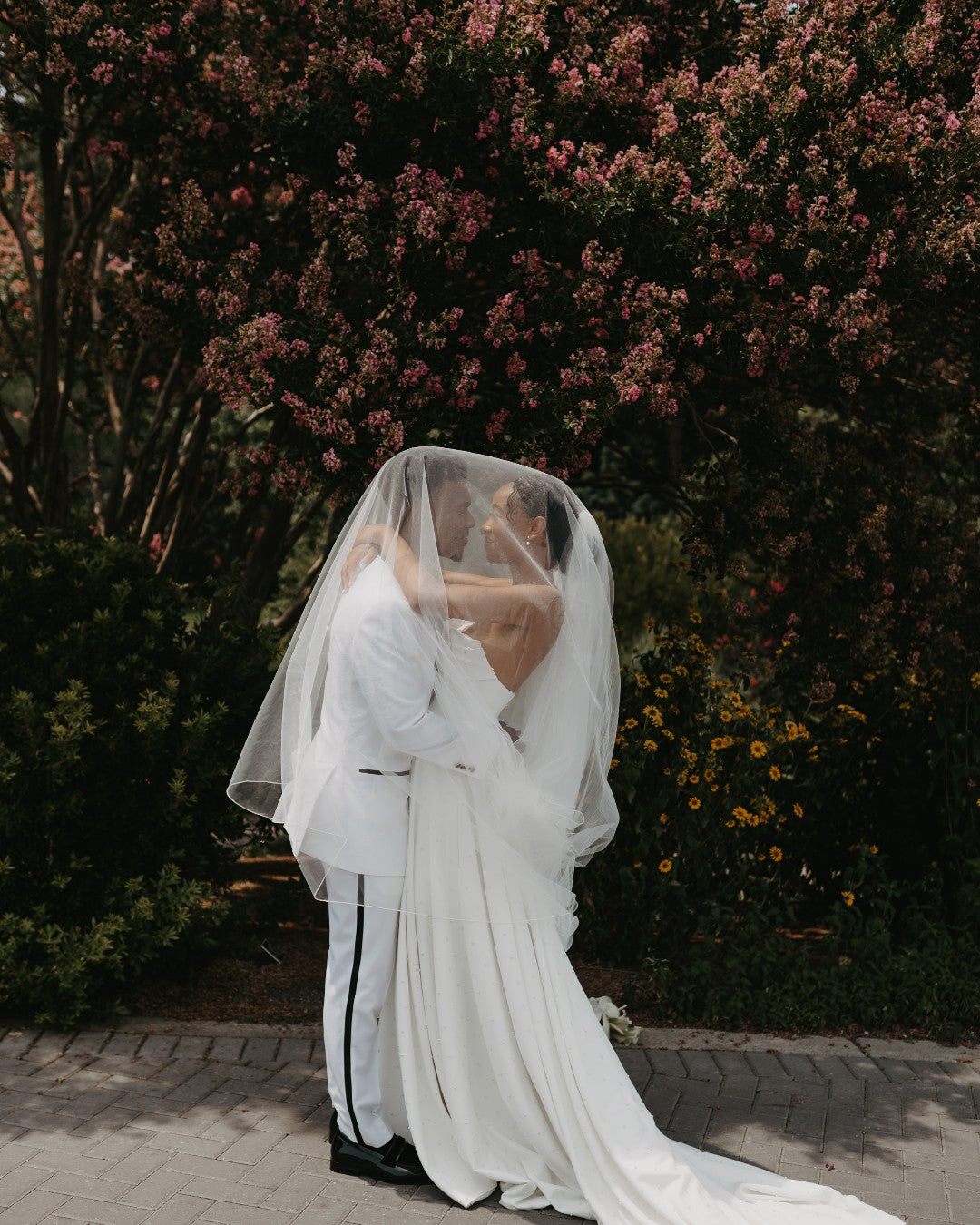 Strapless A-Line Wedding Dress with Sweep Train