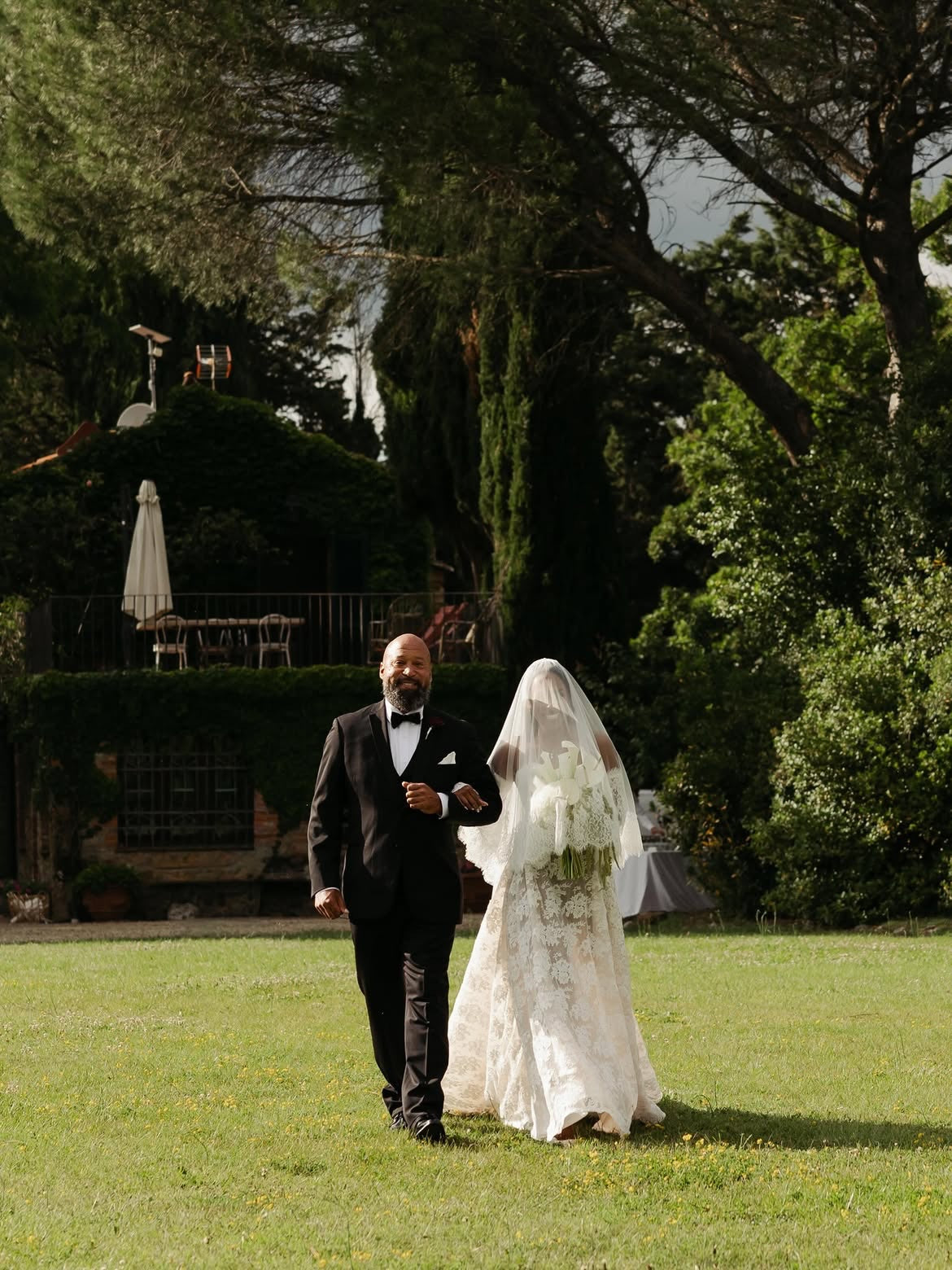 Floral Lace Long Sleeve A-Line Wedding Dress