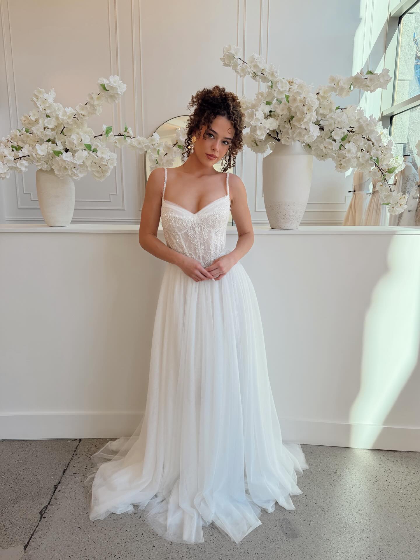 Sweetheart Corset A-Line Tulle Bridal Gown