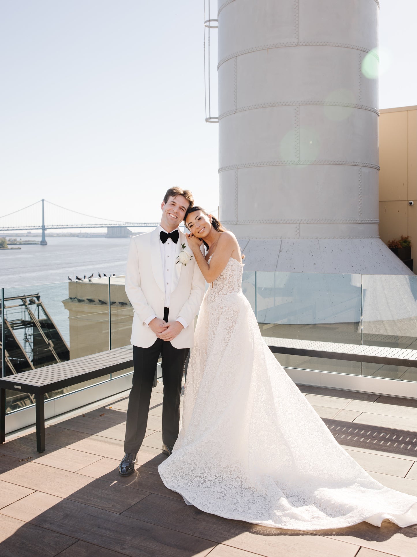 Strapless Lace A-Line Wedding Dress with Train