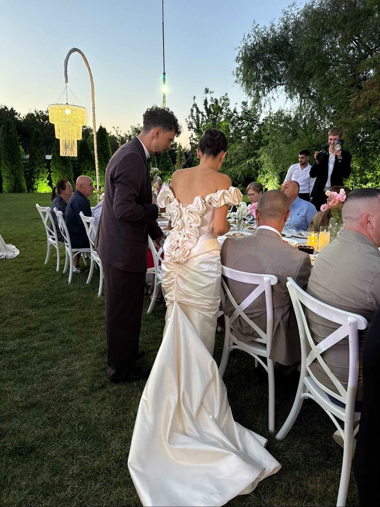 Corset Off-the-Shoulder Ruched Wedding Dress