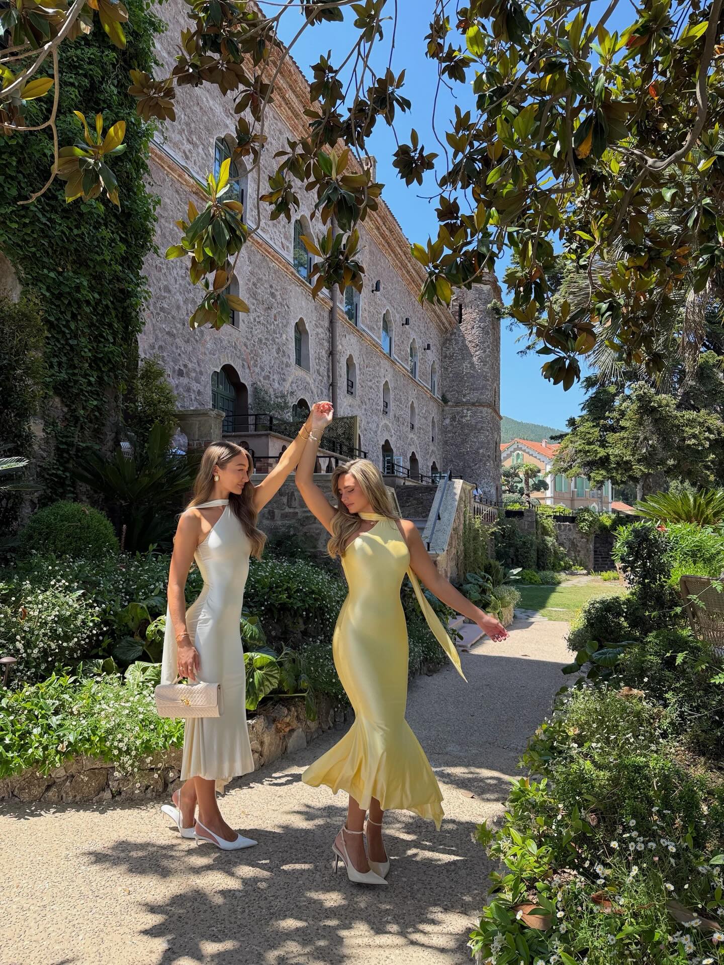One-Shoulder Satin Mermaid Midi Dress