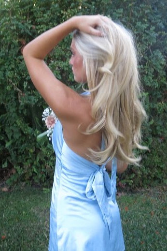 Satin Halter Deep V-Neck Mini Dress