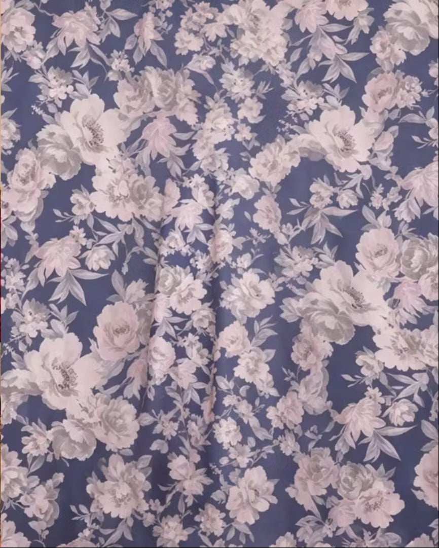 Off-Shoulder Floral Jacquard A-Line Evening Gown