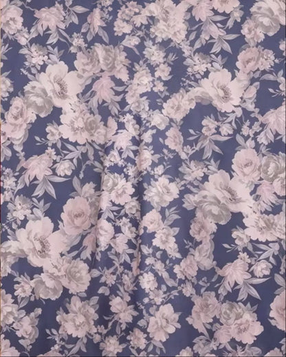 Off-Shoulder Floral Jacquard A-Line Evening Gown
