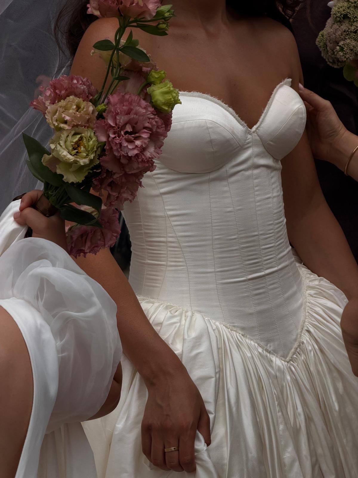 Strapless Sweetheart Ball Gown with Corset Bodice