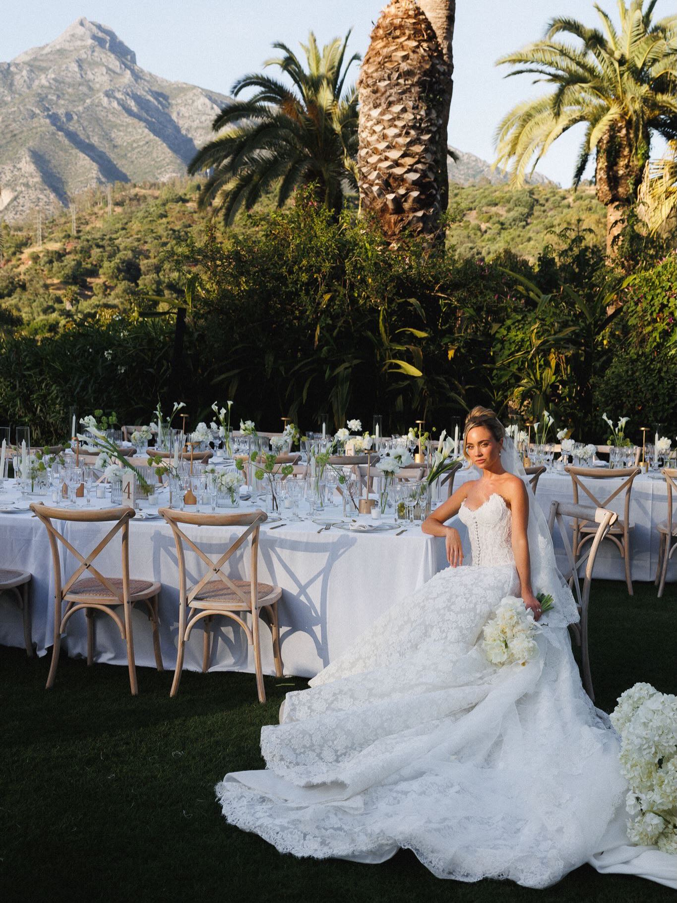 Strapless Sweetheart Lace A-Line Wedding Dress
