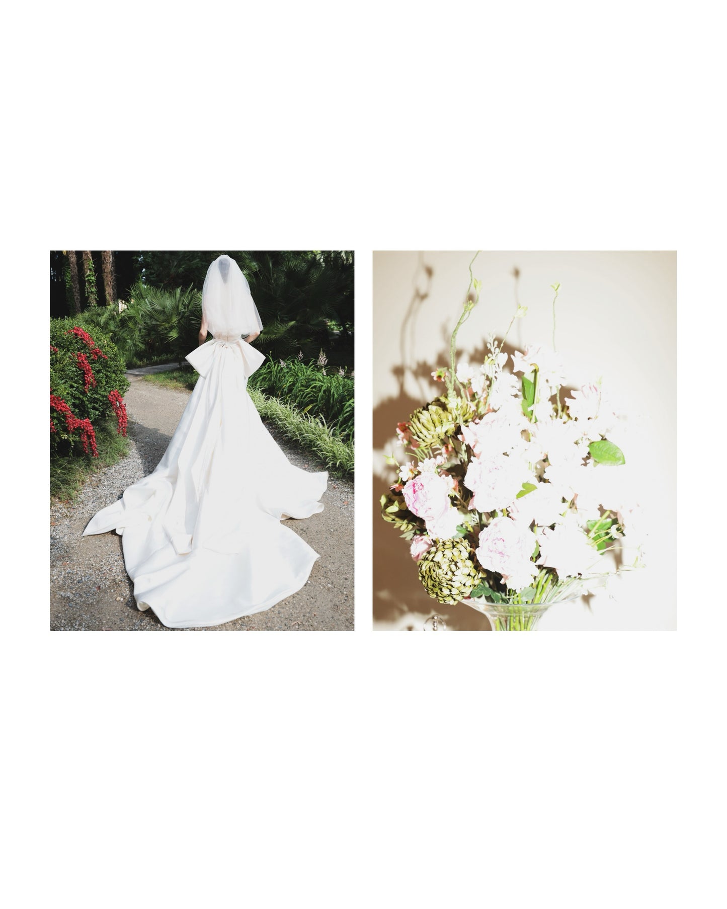 Strapless Mermaid Wedding Dress with Back Bow