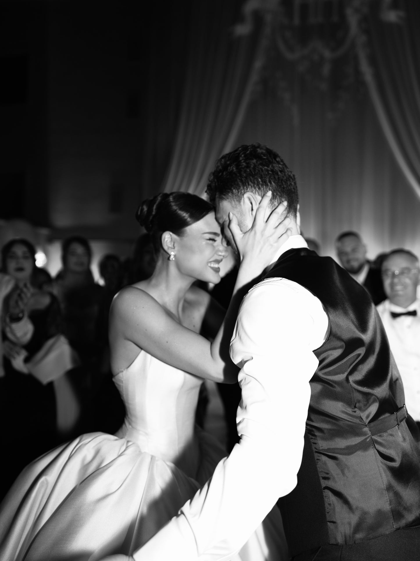 Strapless Ball Gown Wedding Dress with Corset Back