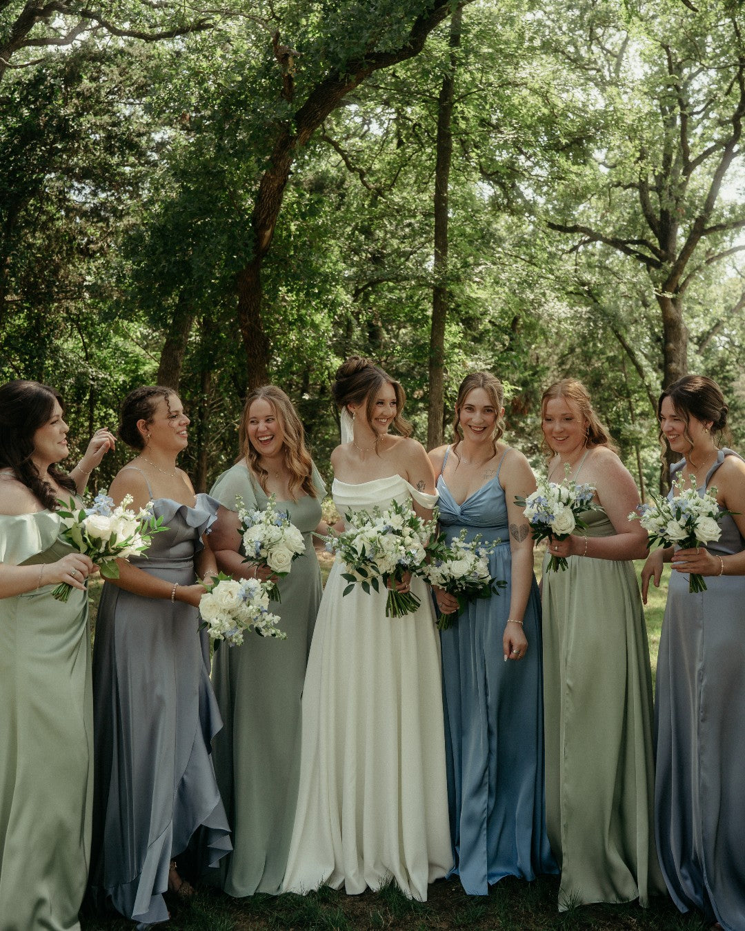 Strapless Wedding Gown with Floral Embroidered Train