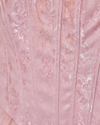 Romantic Corset Tulle A-Line Mini Dress