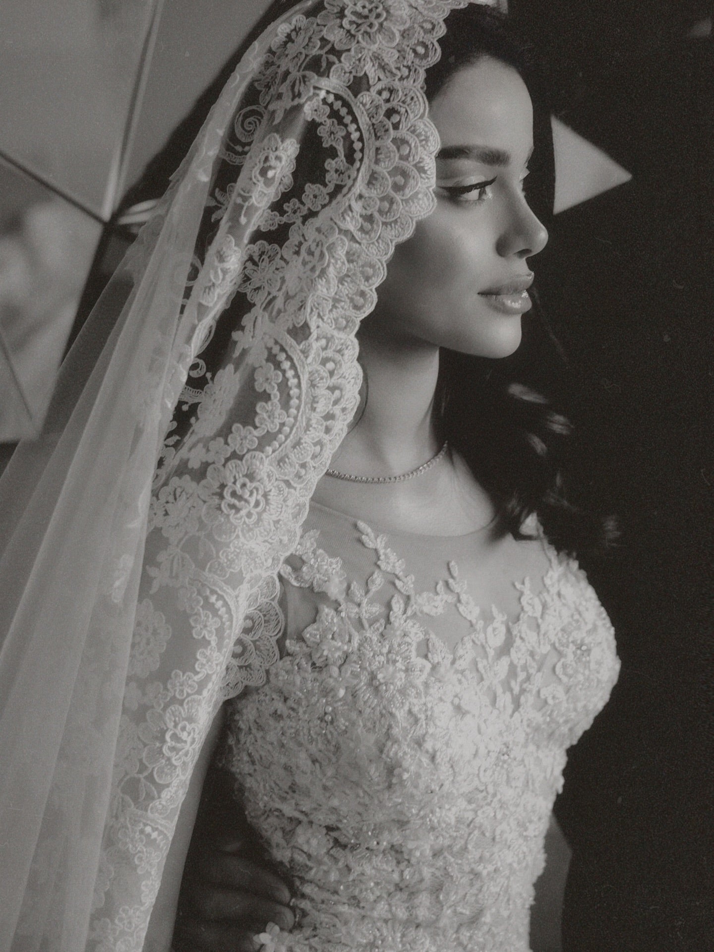 Strapless Lace Mermaid Wedding Gown with Train