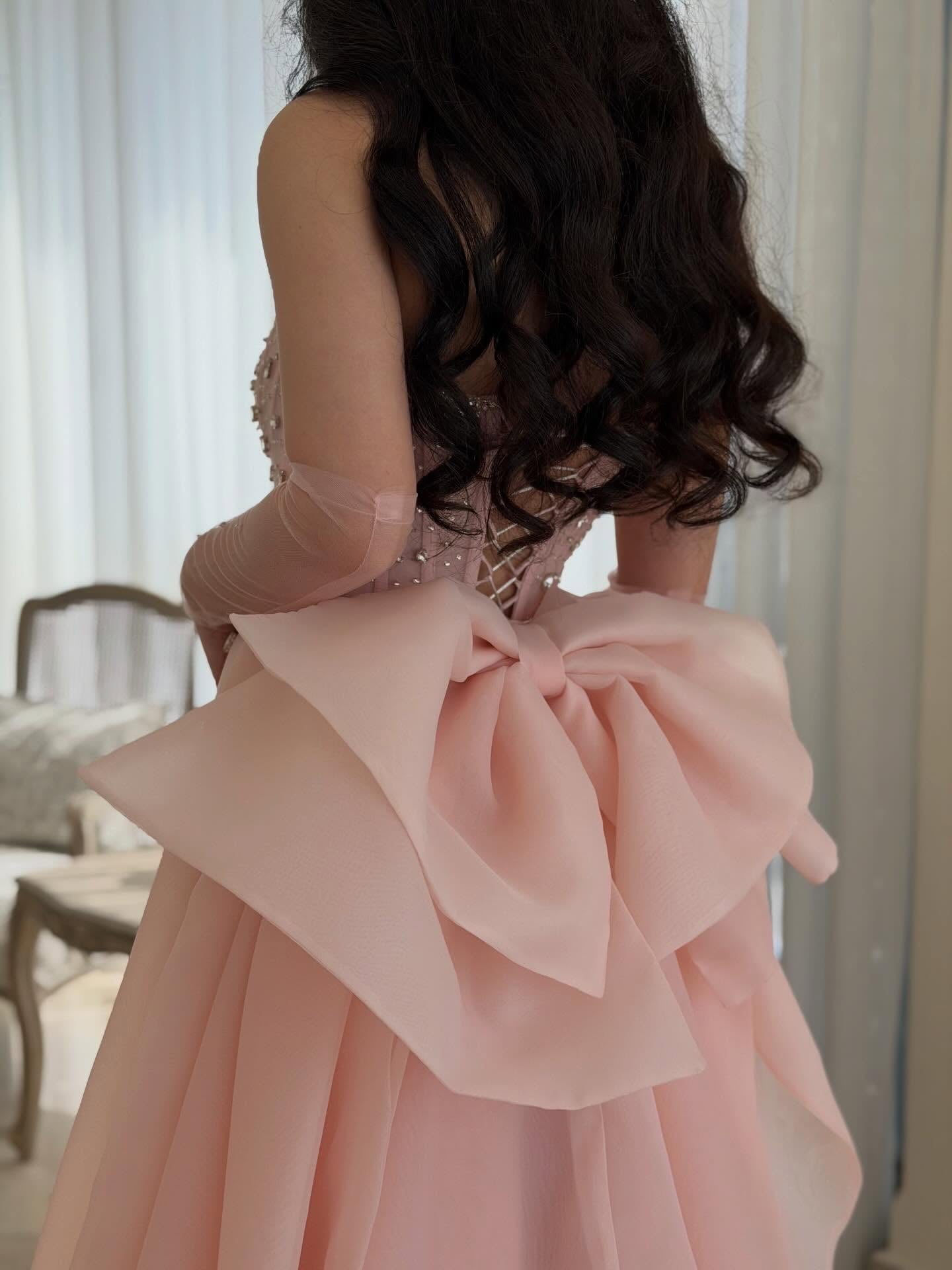 Strapless Corset Mermaid Gown with Detachable Train