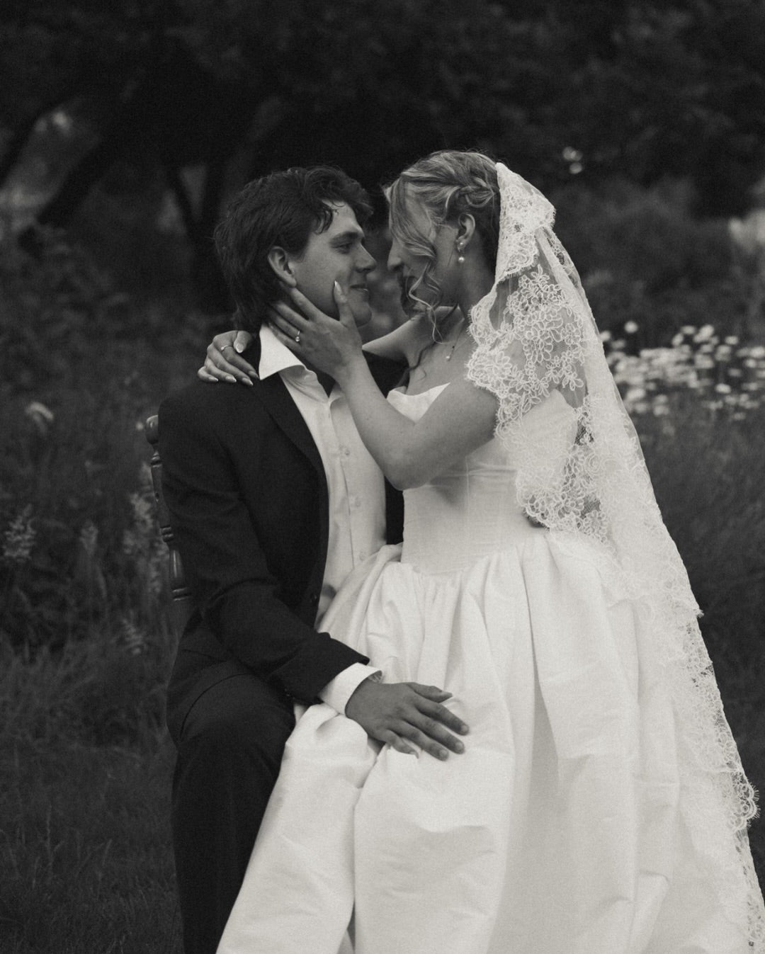 Strapless Pleated Ball Gown Wedding Dress