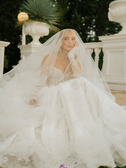 Corset Lace Ball Gown Wedding Dress