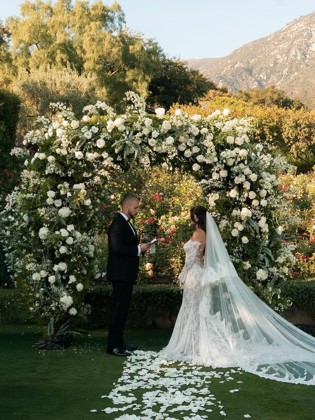 Off-the-Shoulder Long Sleeve Lace Mermaid Wedding Dress