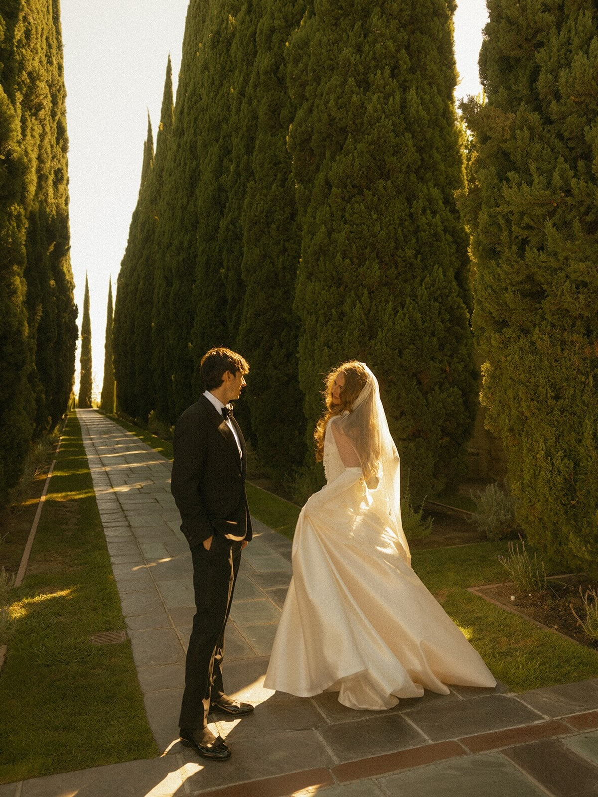 Strapless Satin A-Line Wedding Dress with Train