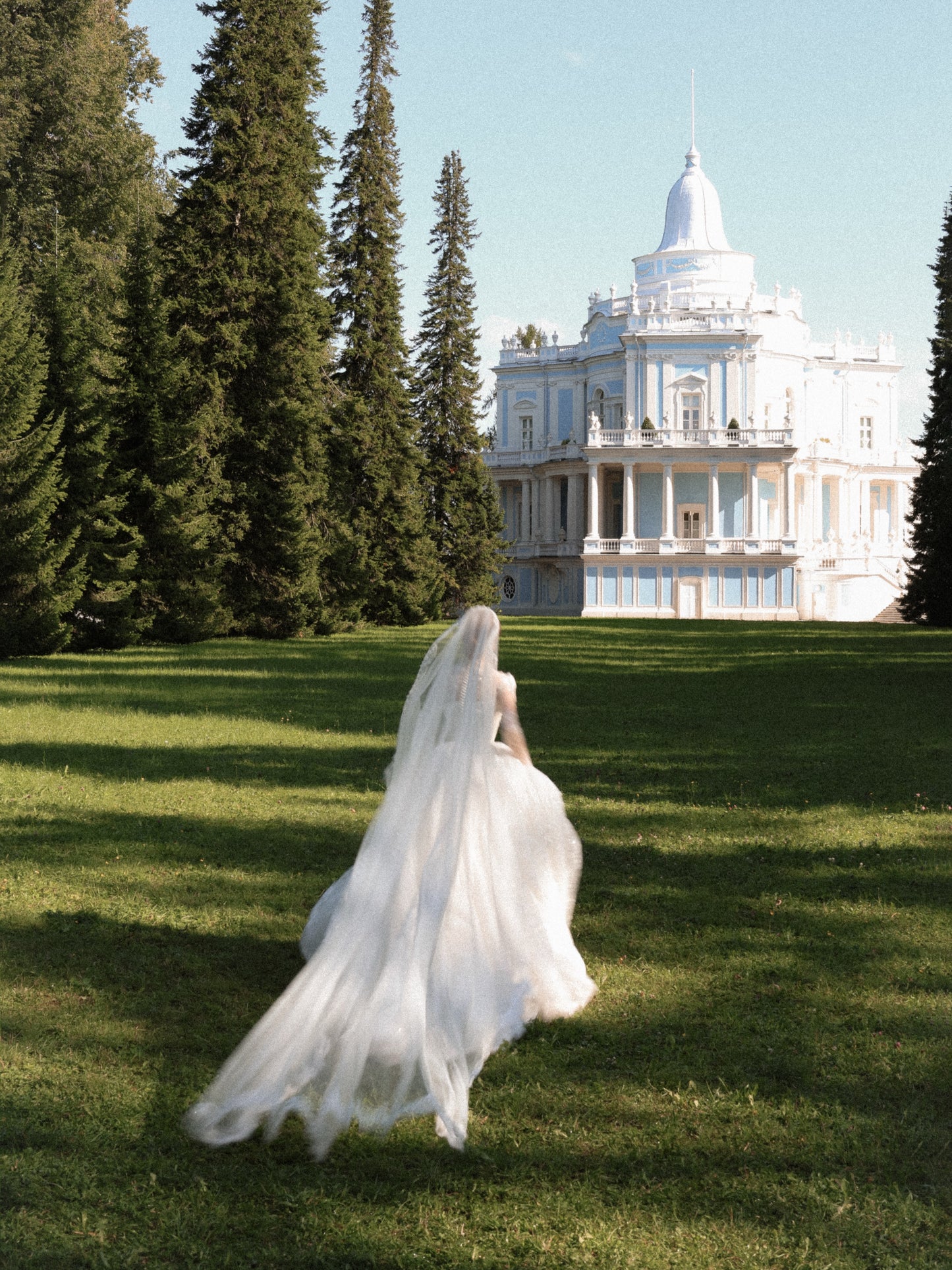 High Neck Long Sleeve Lace A-Line Wedding Dress