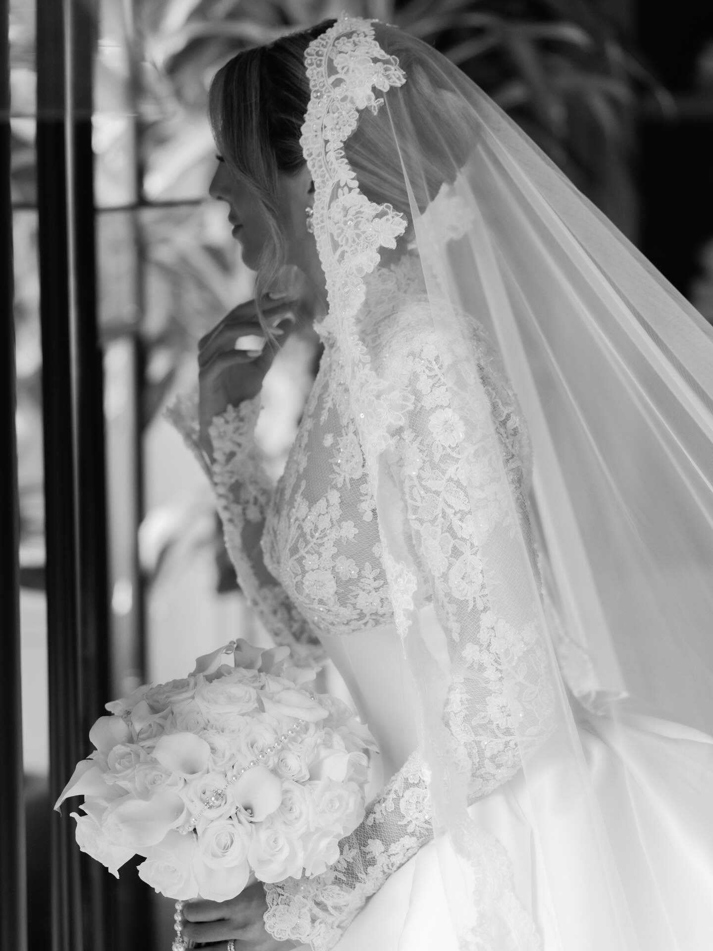 Illusion Lace Long Sleeve Ball Gown Wedding Dress
