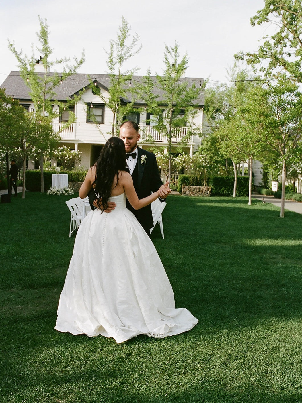 Strapless Ball Gown Wedding Dress with Structured Bodice