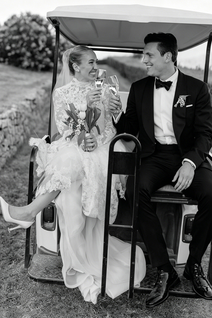 High Neck Lace Mermaid Long Sleeve Wedding Dress