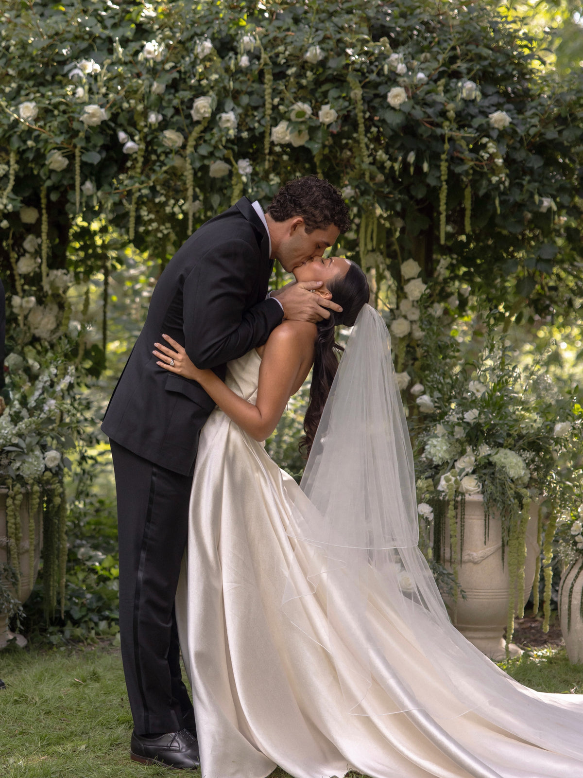Strapless Ruched Bodice A-Line Wedding Dress
