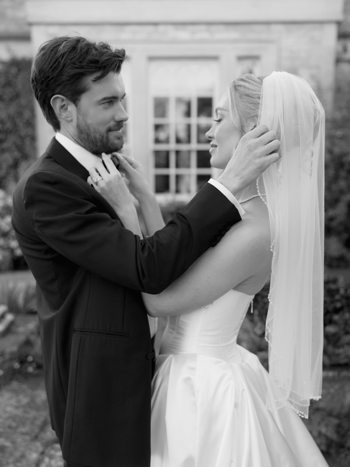 Strapless Satin Ball Gown Wedding Dress with Train