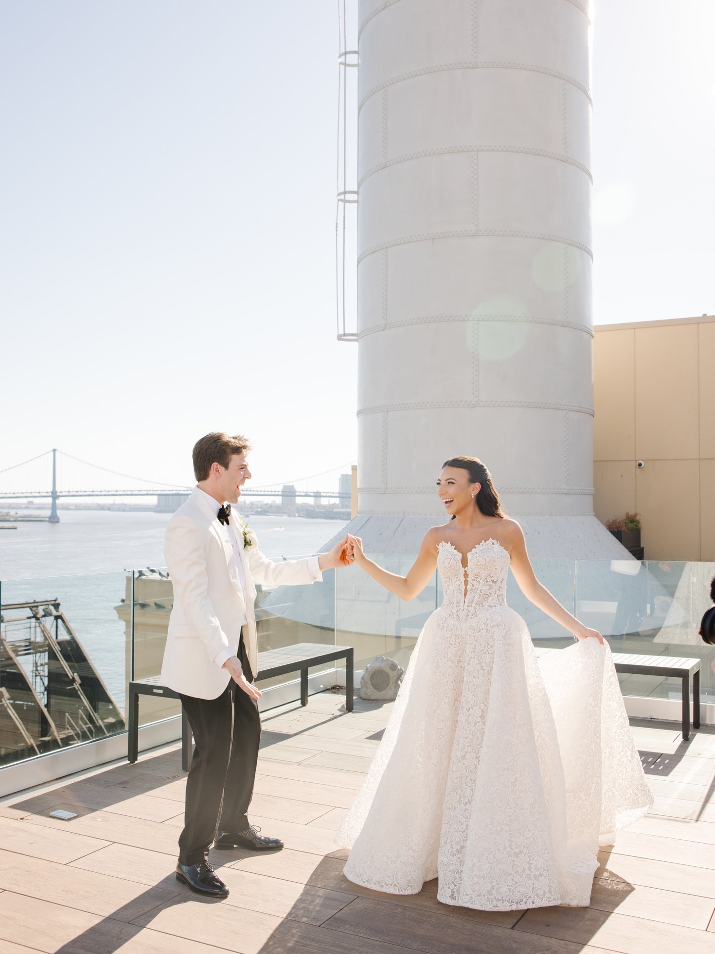 Strapless Lace A-Line Wedding Dress with Train