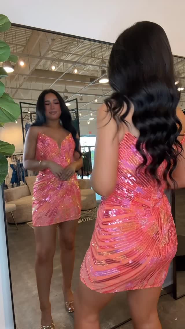 Illusion Sweetheart Sequin Bodycon Mini Dress