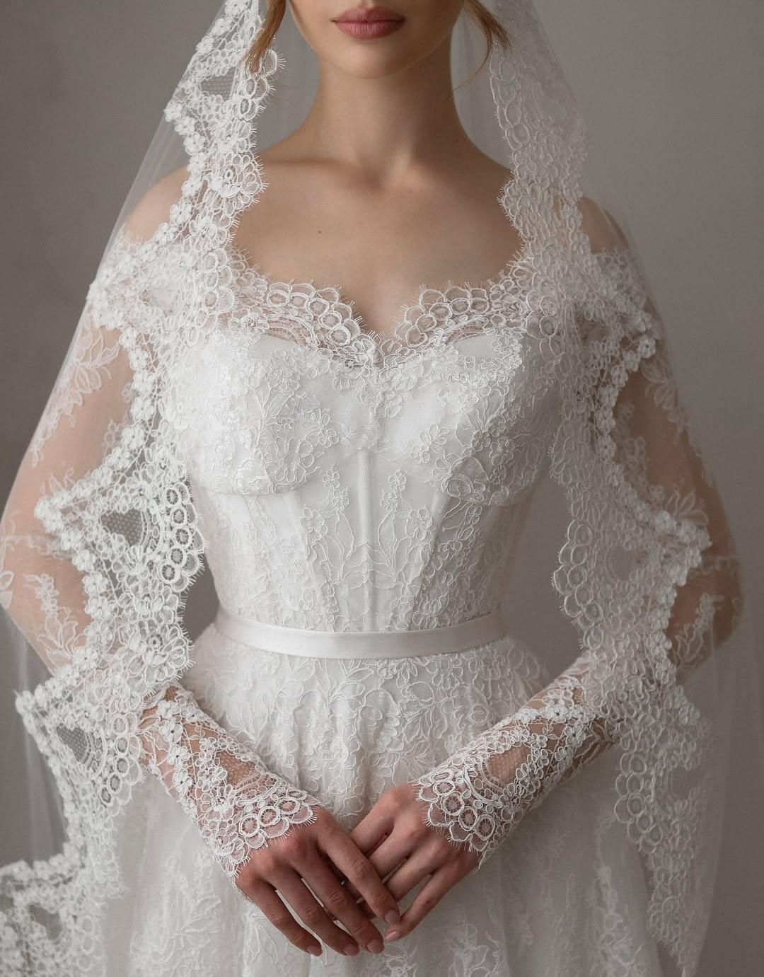 Lace Off-Shoulder A-Line Wedding Dress
